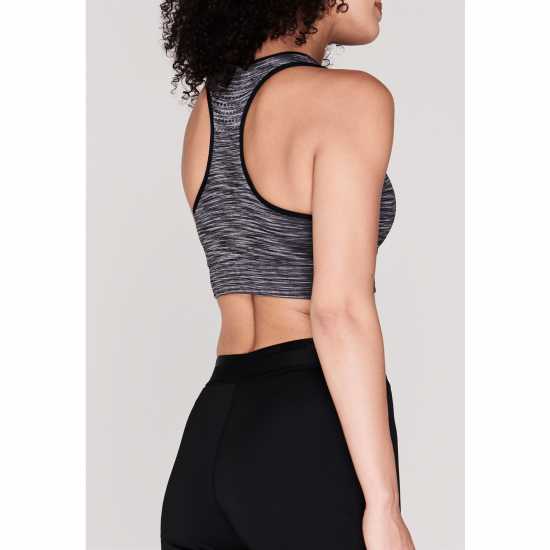 Usa Pro Спортен Безшевен Сутиен Кръстосани Презрамки Seamless Crop Sports Bra Угъл Спортни сутиени