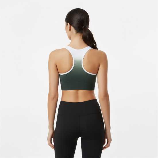 Usa Pro Ombre Sports Bra Хаки/Бял Спортни сутиени