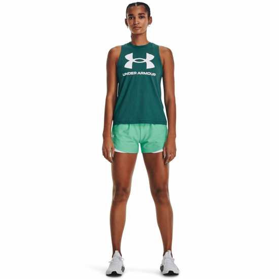 Under Armour Armour Sportstyle Graphic Tank Petrol Атлетика