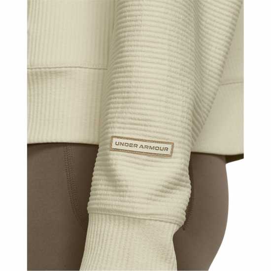 Under Armour Women's Journey Rib Over The Head Performance Hoodie Brown 
