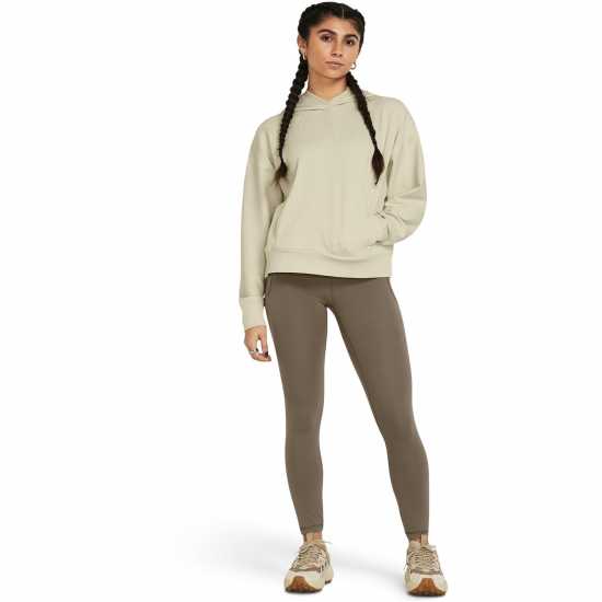 Under Armour Women's Journey Rib Over The Head Performance Hoodie Brown 