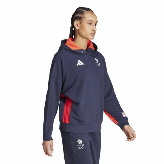 Adidas Team Gb Da Hood Hoody Womens  