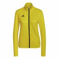 Adidas Women's Tracksuit Top Yellow/Black 