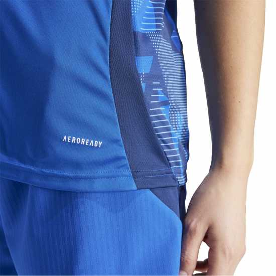Adidas Tiro24 C M Jsyw T-Shirt Womens Royal Blue Adidas Tiro24 C M Jsyw T-Shirt Womens Royal Blue