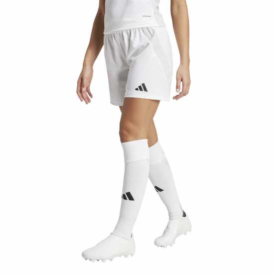Adidas Tiro24 C M Show Football Short Womens White Adidas Tiro24 C M Show Football Short Womens White