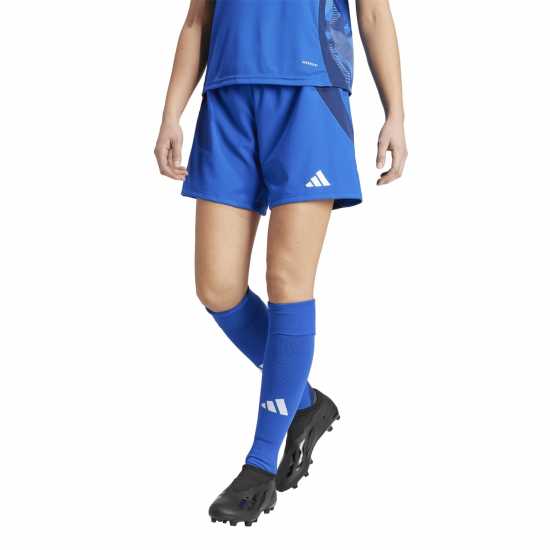 Adidas Tiro24 C M Show Football Short Womens Royal Blue Adidas Tiro24 C M Show Football Short Womens Royal Blue