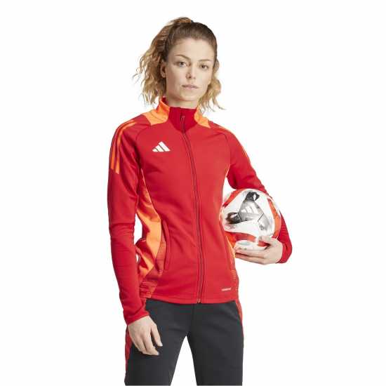 Adidas Women's Tiro24 Tracksuit Top Power Red 