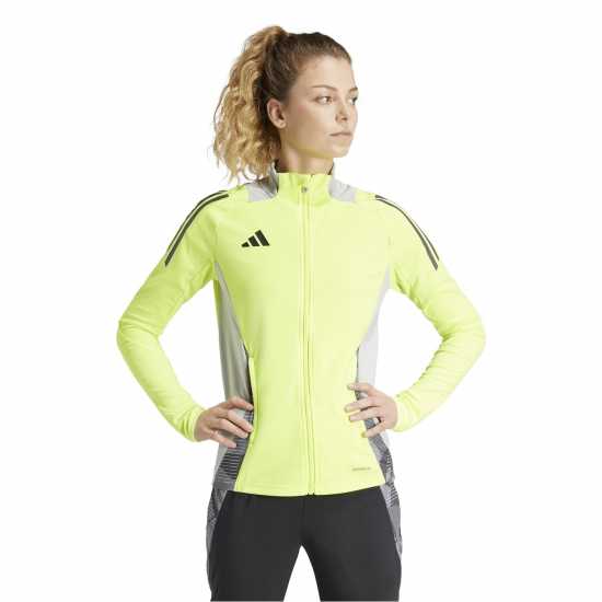 Adidas Women's Tiro24 Tracksuit Top Solar Yellow 