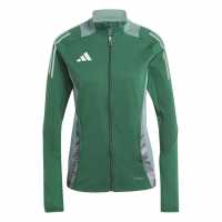 Adidas Women's Tiro24 Tracksuit Top Dark Green 