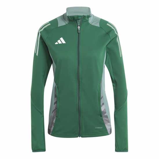 Adidas Women's Tiro24 Tracksuit Top Dark Green 