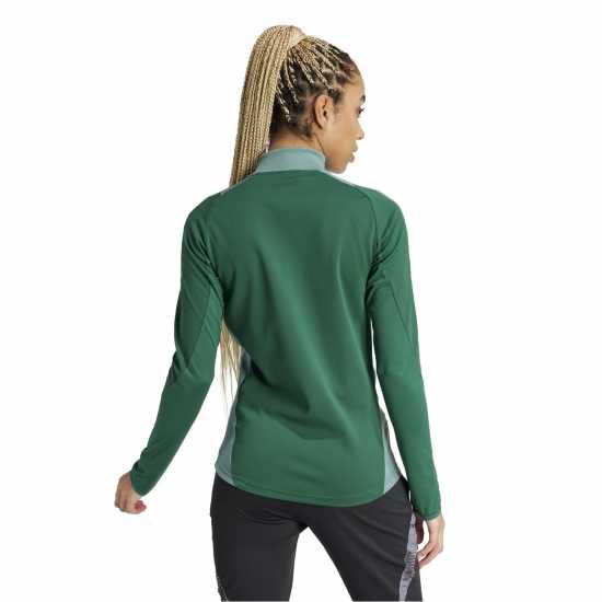 Adidas Women's Tiro24 Tracksuit Top Dark Green 