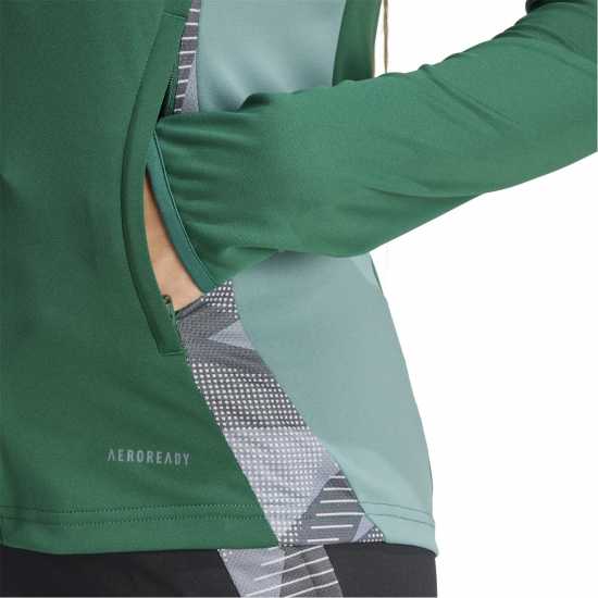Adidas Women's Tiro24 Tracksuit Top Dark Green 