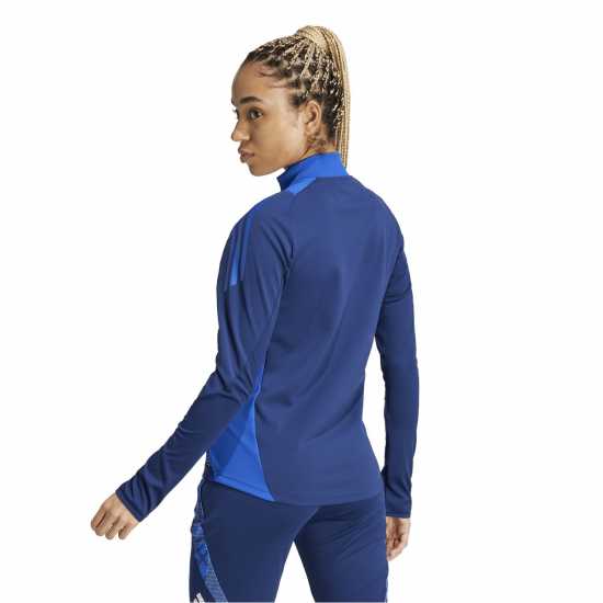 Adidas Women's Tiro24 Tracksuit Top Navy Blue 