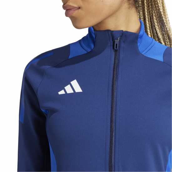 Adidas Women's Tiro24 Tracksuit Top Navy Blue 