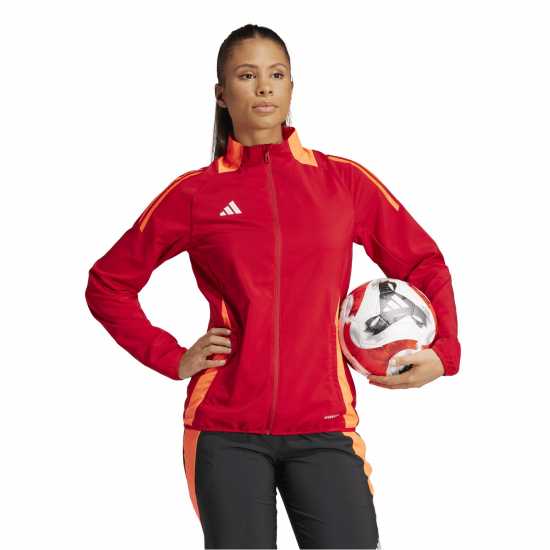 Adidas Tiro24 Cprejktw Tracksuit Top Womens Power Red 
