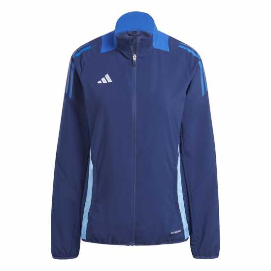 Adidas Tiro24 Cprejktw Tracksuit Top Womens Navy Blue 