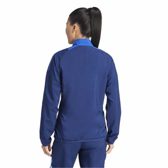 Adidas Tiro24 Cprejktw Tracksuit Top Womens Navy Blue 