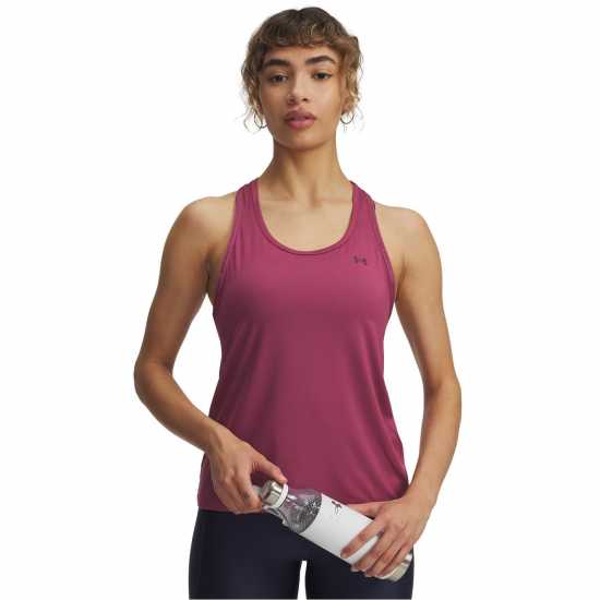 Under Armour Дамски Потник Knockout Tank Top Women's Фуксия Здрач 