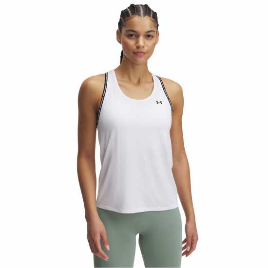 Under Armour Дамски Потник Knockout Tank Top Women's Бяло/Черно 