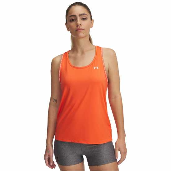 Under Armour Дамски Потник Knockout Tank Top Women's Оранжево 