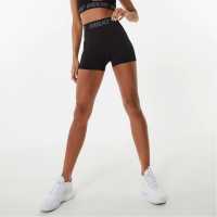 Everlast Branded 3 Inch Shorts Black Дамски клинове за фитнес