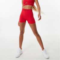 Everlast Branded 3 Inch Shorts Red Дамски клинове за фитнес