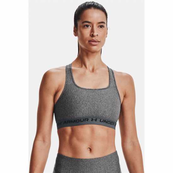 Спортни сутиени Under Armour Armour Medium Support Crossback Bra Womens Тъмно сив хедър Under Armour Armour Medium Support Crossback Bra Womens Тъмно сив хедър Спортни сутиени