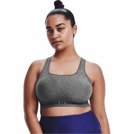 Спортни сутиени Under Armour Armour Medium Support Crossback Bra Womens Тъмно сив хедър Under Armour Armour Medium Support Crossback Bra Womens Тъмно сив хедър Спортни сутиени