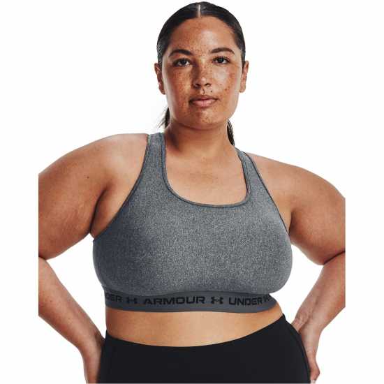 Спортни сутиени Under Armour Armour Medium Support Crossback Bra Womens Тъмно сив хедър Under Armour Armour Medium Support Crossback Bra Womens Тъмно сив хедър Спортни сутиени