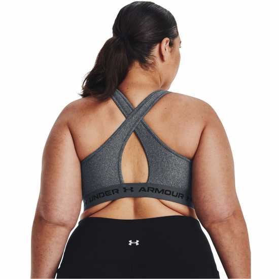 Спортни сутиени Under Armour Armour Medium Support Crossback Bra Womens Тъмно сив хедър Under Armour Armour Medium Support Crossback Bra Womens Тъмно сив хедър Спортни сутиени