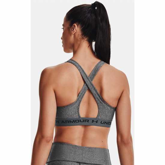 Спортни сутиени Under Armour Armour Medium Support Crossback Bra Womens Тъмно сив хедър Under Armour Armour Medium Support Crossback Bra Womens Тъмно сив хедър Спортни сутиени