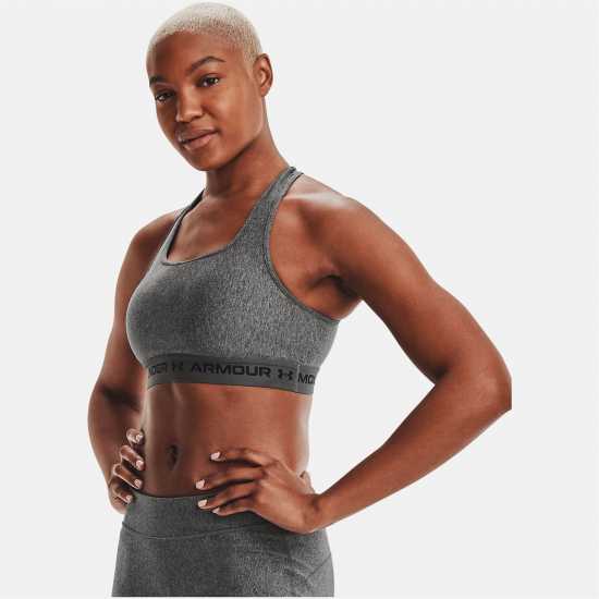 Спортни сутиени Under Armour Armour Medium Support Crossback Bra Womens Тъмно сив хедър Under Armour Armour Medium Support Crossback Bra Womens Тъмно сив хедър Спортни сутиени