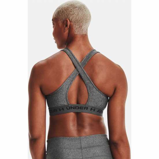 Спортни сутиени Under Armour Armour Medium Support Crossback Bra Womens Тъмно сив хедър Under Armour Armour Medium Support Crossback Bra Womens Тъмно сив хедър Спортни сутиени