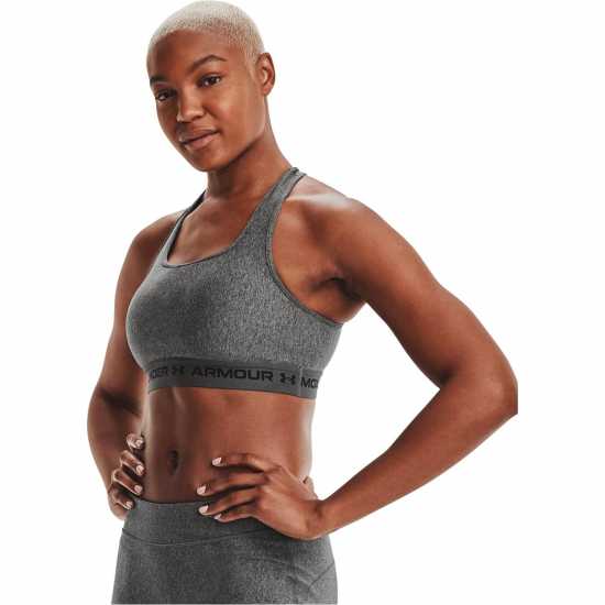 Спортни сутиени Under Armour Armour Medium Support Crossback Bra Womens Тъмно сив хедър Under Armour Armour Medium Support Crossback Bra Womens Тъмно сив хедър Спортни сутиени