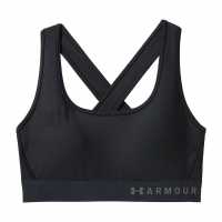 Under Armour Armour Medium Support Crossback Bra Womens Черно Спортни сутиени