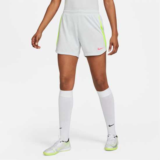 Nike Дамски Шорти Strike Shorts Womens Platinum/Volt Дамски къси панталони