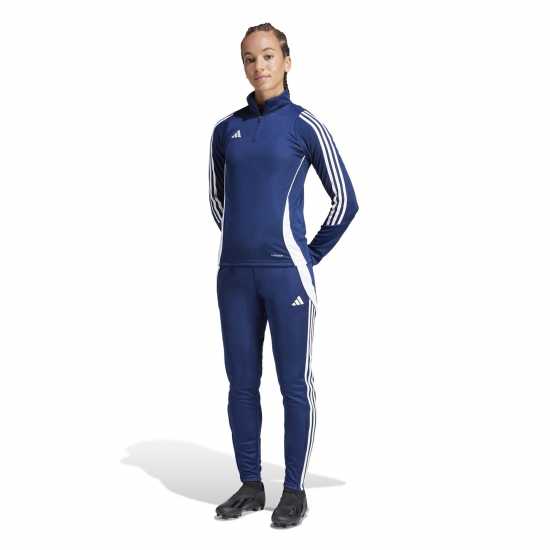 Футболни тренировъчни долнища Adidas Tiro 24 Training Tracksuit Bottoms Womens Отбор Нави Син Adidas Tiro 24 Training Tracksuit Bottoms Womens Отбор Нави Син Футболни тренировъчни долнища