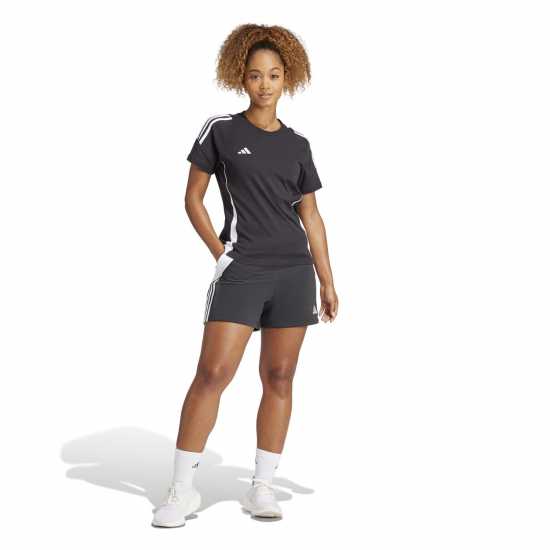 Adidas Tiro 24 Sweat T-Shirt Womens Adidas Tiro 24 Sweat T-Shirt Womens