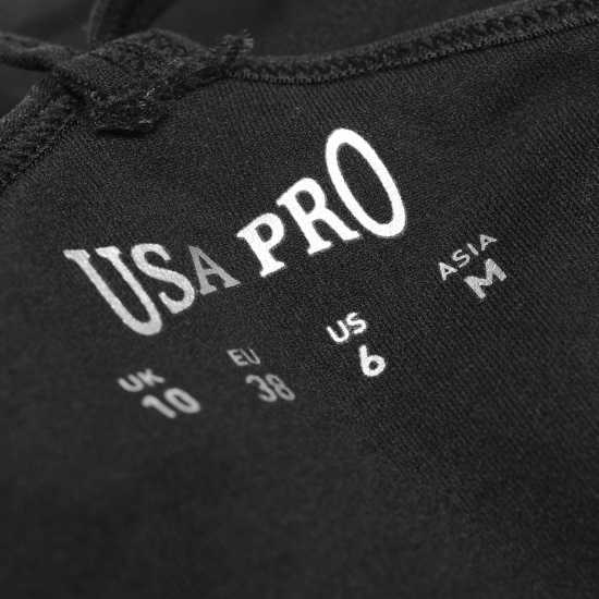 Usa Pro Seamless Adjustable Sports Bra Черно Спортни сутиени