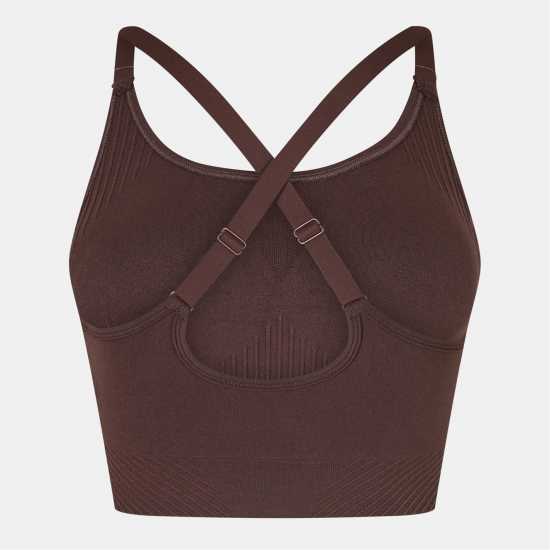 Usa Pro Up Seamless Adjustable Sports Bra Espresso Usa Pro Up Seamless Adjustable Sports Bra Espresso