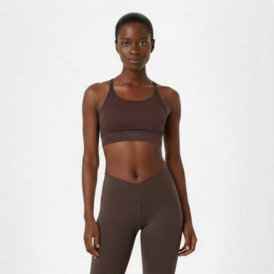 Usa Pro Up Seamless Adjustable Sports Bra Espresso Usa Pro Up Seamless Adjustable Sports Bra Espresso