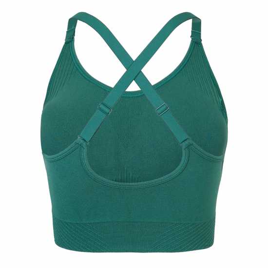 Usa Pro Up Seamless Adjustable Sports Bra Forest Green 