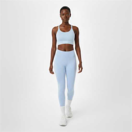 Usa Pro Seamless Adjustable Sports Bra Брунера Синьо Спортни сутиени