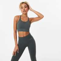 Usa Pro Seamless Adjustable Sports Bra Хаки Спортни сутиени