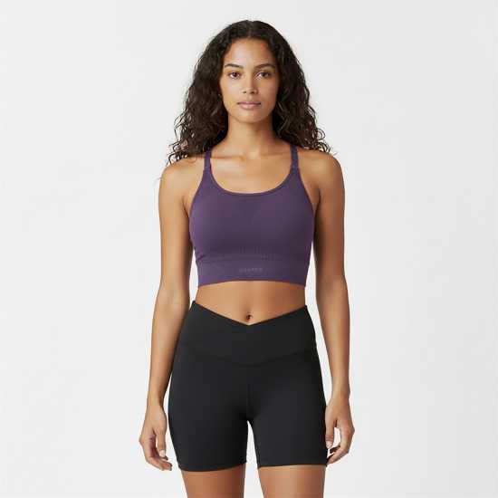 Usa Pro Up Seamless Adjustable Sports Bra Light Pink 