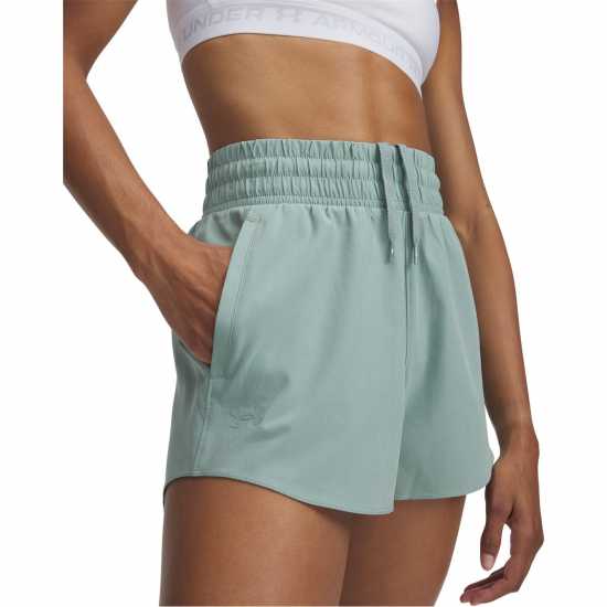 Under Armour Women's Flex Woven Performance Gym Shorts Зелено 