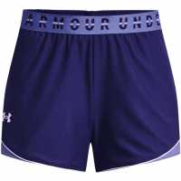 Under Armour Play Up Colourblock Shorts Blue Дамски клинове за фитнес