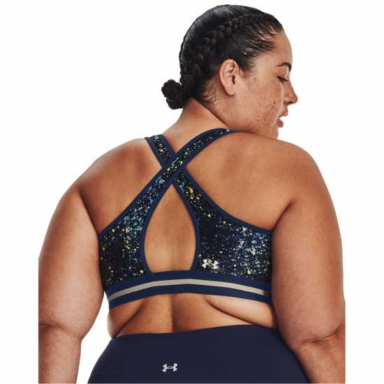 Under Armour Armour Project Rock Womens Sports Bra Академия Спортни сутиени