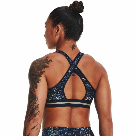 Under Armour Armour Project Rock Womens Sports Bra Академия Спортни сутиени