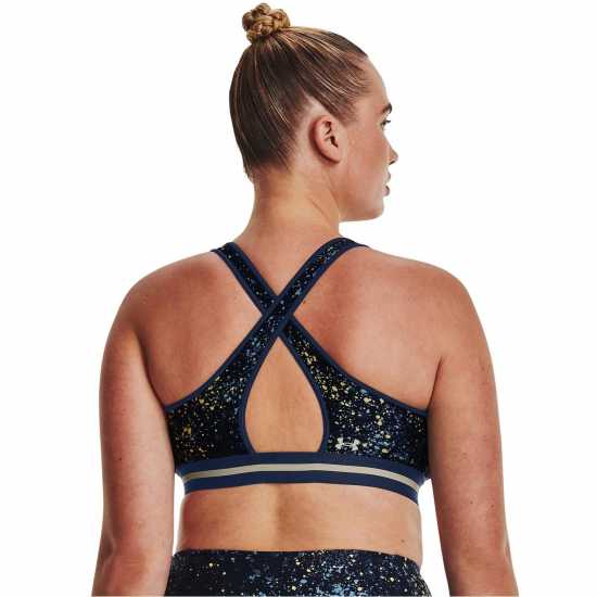 Under Armour Armour Project Rock Womens Sports Bra Академия Спортни сутиени